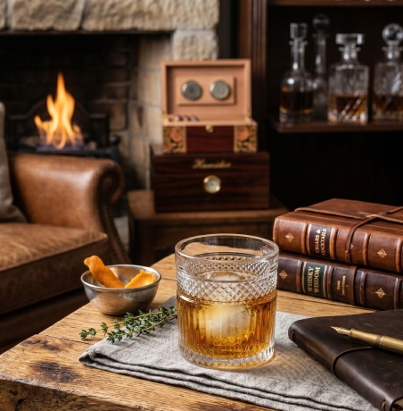 Przejdź do produktu Niskie szklanki do whisky soku wody Altom Design GRETA 330ml 6szt