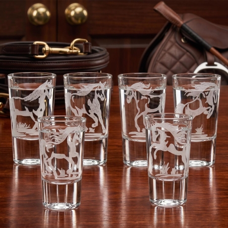 Przejdź do produktu Kieliszki do wódki SHOT Konie (TG70114) 28 ml | 6 szt. w pudełku Szklanka.pl