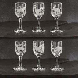 Kieliszki do wódki Myśliwskie 35 ml (3538) 6 szt. w pudełku Szklanka.pl