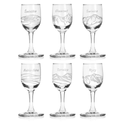 Kieliszki do wódki Polskie Góry 35 ml (3538) 6 szt. w pudełku Szklanka.pl