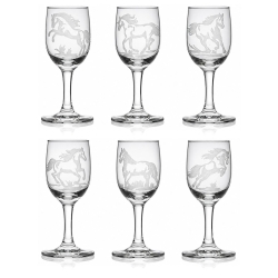 Kieliszki do wódki Konie 35 ml (3538) 6 szt. w pudełku Szklanka.pl