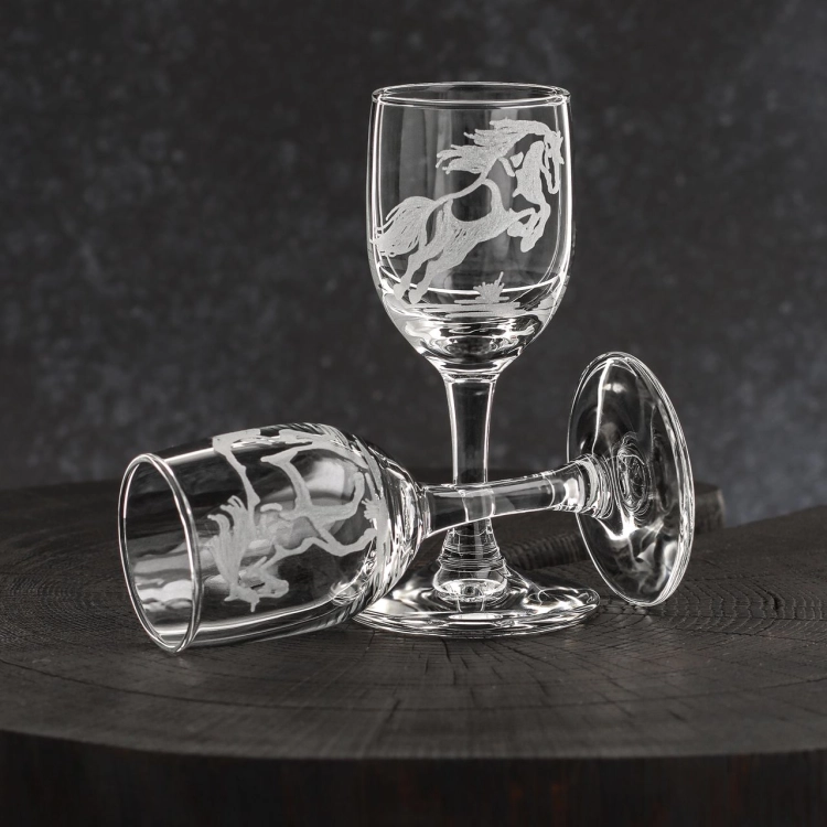 Kieliszki do wódki Konie 35 ml (3538) 6 szt. w pudełku Szklanka.pl