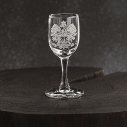 Kieliszki do wódki Polska ORZEŁ 35 ml (3538) 6 szt. w pudełku Szklanka.pl