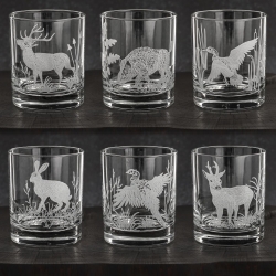 Szklanki do whisky Myśliwskie (0382) 300 ml | 6 szt. w pudełku Szklanka.pl