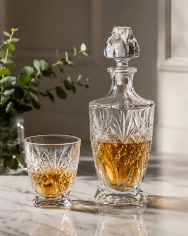 Przejdź do produktu Kryształowy zestaw do whisky Edith glass 7080 karafka + szklanki Ananas 6+1