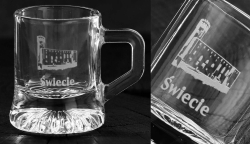 Kieliszki do wódki Kufelki NISKIE z grawerem logo firmy | Glasmark 25/30ml | 6 szt.