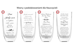 Wazon dekoracyjny na kwiaty 22cm z grawerem, na ślub, podziękowania, rocznicę (05-502/1)