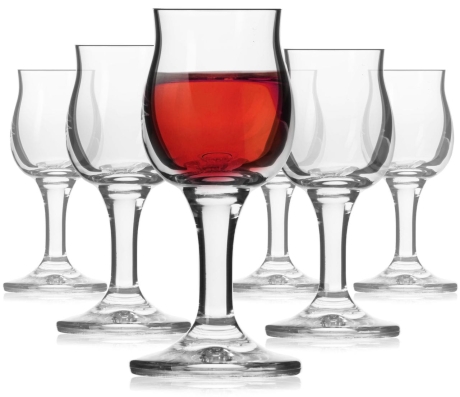 Przejdź do produktu Klasyczne kieliszki do wódki na nóżce KROSNO Gema 25ml 6szt