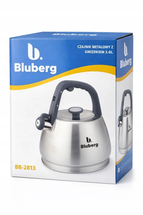 Czajnik z gwizdkiem Bluberg 3L Indukcja Gaz BB-2813