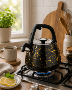 Czajnik z gwizdkiem Bluberg 3L Indukcja Gaz BB-2815
