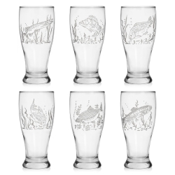 Wędkarskie szklanki, kufle do piwa 500ml (BRO29) | 6 szt.