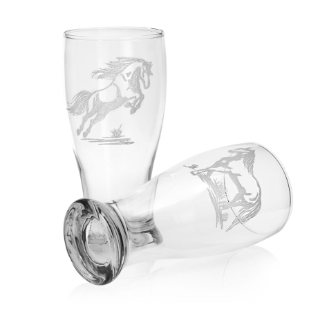 Przejdź do produktu Konie szklanki, kufle do piwa 500ml (BRO29) | 6 szt.