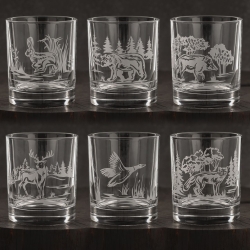 Szklanki do whisky Myśliwskie (NOVA) 350 ml | 6 szt. w pudełku Szklanka.pl