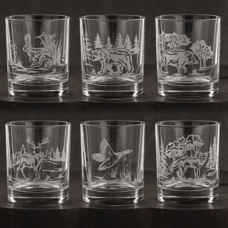 Szklanki do whisky Myśliwskie (NOVA) 350 ml | 6 szt. w pudełku Szklanka.pl