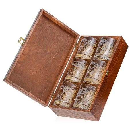 Przejdź do produktu Szklanki do whisky Wędkarskie (NOVA) 350 ml | 6 szt. w skrzynce z GRAWEREM