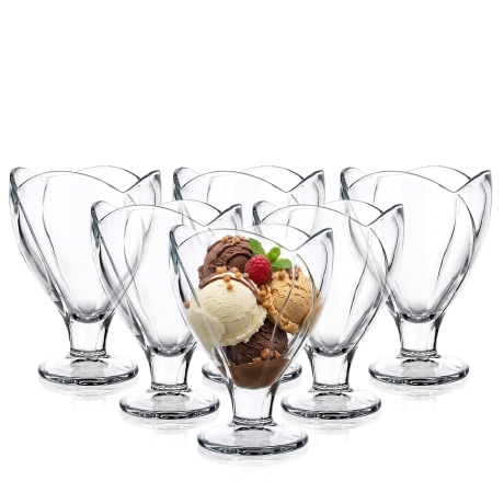 Przejdź do produktu Pucharki do serwowania lodów deserów Pasabahce Ice Ville 300 ml 6szt.