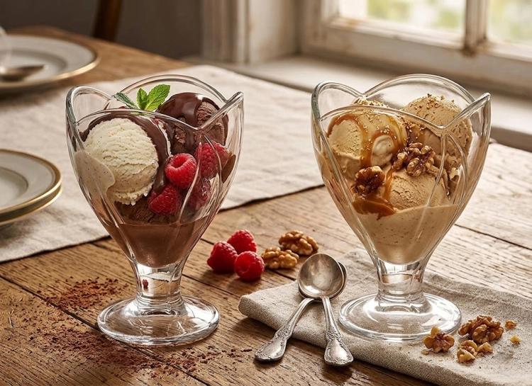 Pucharki do serwowania lodów deserów Pasabahce Ice Ville 300 ml 6szt.