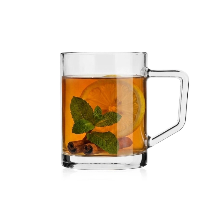 Szklanki z uchem kubki do kawy herbaty soku NICO 270 ml | 6 sztuk