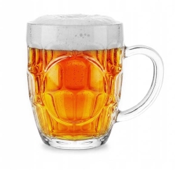 Solidny szklany kufel z rączką do piwa DOMOTTI 500ml 1szt.