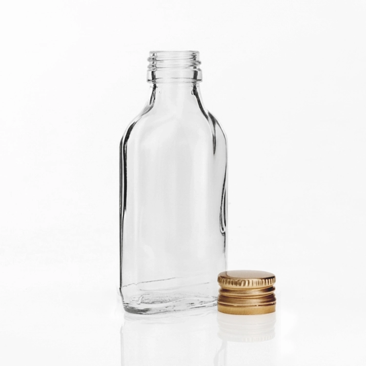 Buteleczki szklane "PERŁA" SETKI PIERSIÓWKI z zakrętką na bimber nalewki 100ml | 5 sztuk