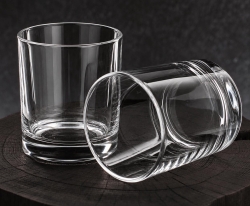 Szklanki do wody soku whisky z grawerem logo firmy | Glasmark 350ml (NOVA) | 6 szt.