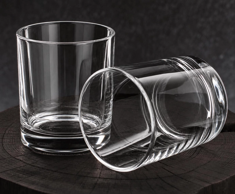Szklanki do wody soku whisky z grawerem logo firmy | Glasmark 350ml (NOVA) | 6 szt.