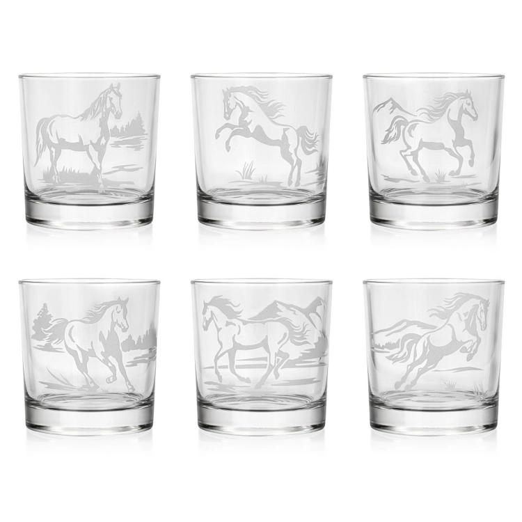 Zestaw do whisky 6+1 KONIE karafka i szklanki w skrzynce (IMPERIAL)