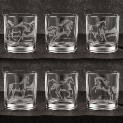 Zestaw do whisky 6+1 KONIE karafka i szklanki w skrzynce (IMPERIAL)
