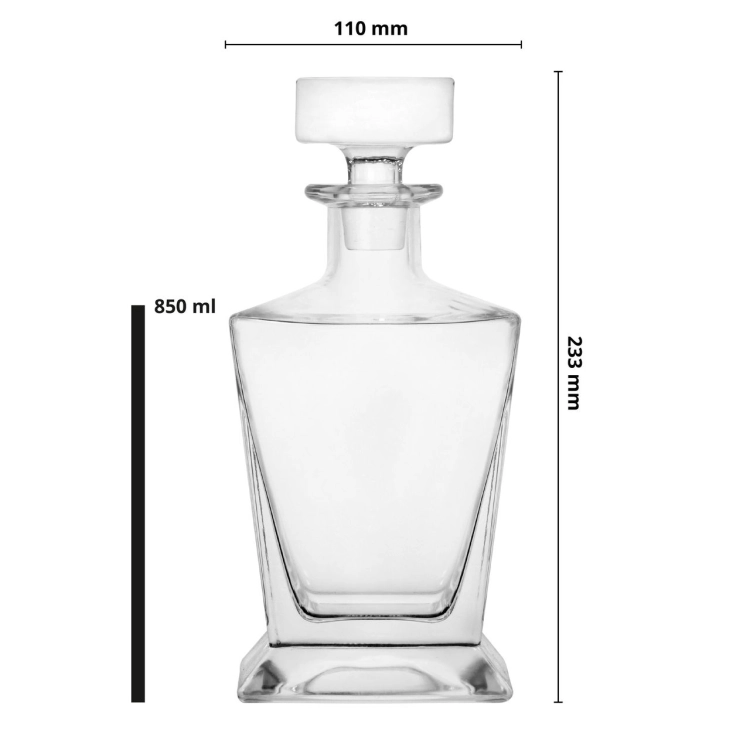 Zestaw do whisky 6+1 IMPERIAL karafka + szklanki w skrzynce z GRAWEREM