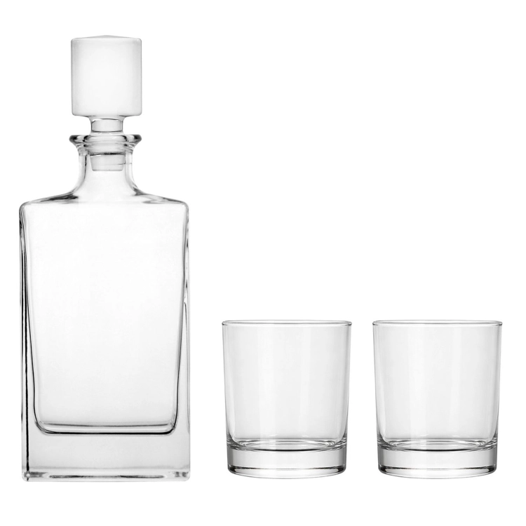 Zestaw do whisky 6+1 NOVA karafka + szklanki w skrzynce z GRAWEREM