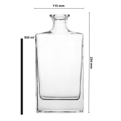 Zestaw do whisky 6+1 NOVA karafka + szklanki w skrzynce z GRAWEREM