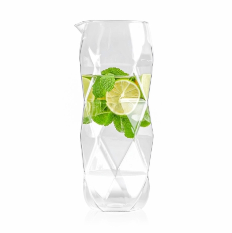 Przejdź do produktu Elegancka, nowoczesna karafka do serwowania wody, soków, lemoniady Vialli Design GEO 1000ml | 1 szt