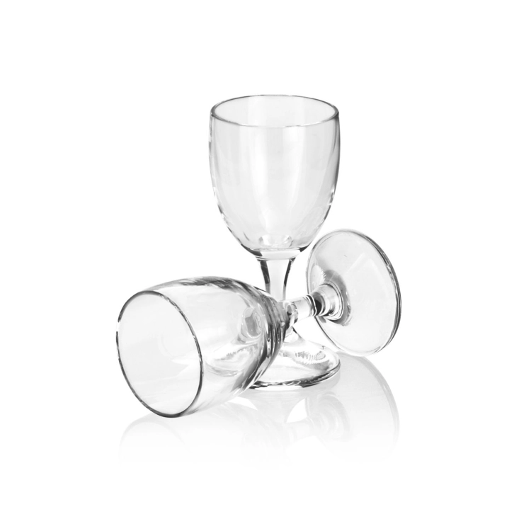 Kieliszki kryształowe na stopce do wódki BOHEMIA Crystalex Pralines 30 ml | 6 szt.