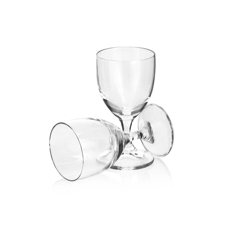 Kieliszki kryształowe na stopce do wódki BOHEMIA Crystalex Pralines 50 ml | 6 szt.