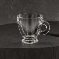 Filiżanki szklane do kawy espresso GLASMARK ROMA 85ml | 6 szt
