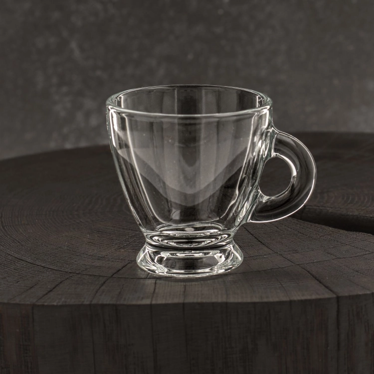 Filiżanki szklane do kawy espresso GLASMARK ROMA 85ml | 6 szt