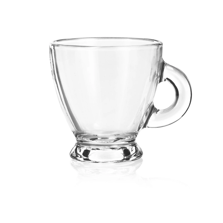 Filiżanki szklane do kawy espresso GLASMARK ROMA 85ml | 6 szt