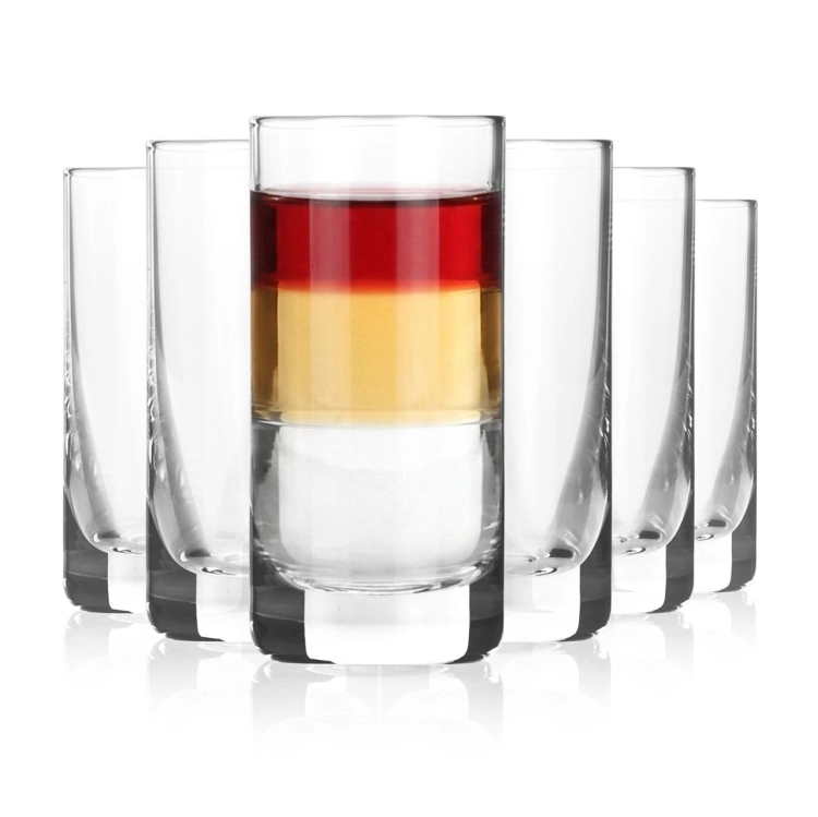 Kieliszki do wódki typu Shot BOHEMIA Prestige 45 ml | WYSOKIE | 6 szt