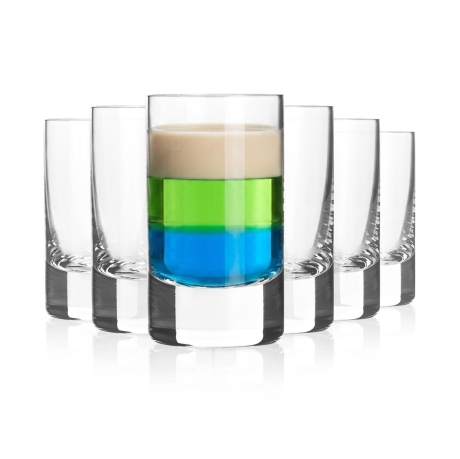 Przejdź do produktu Kieliszki do wódki typu Shot BOHEMIA Prestige 45 ml | NISKIE | 6 szt