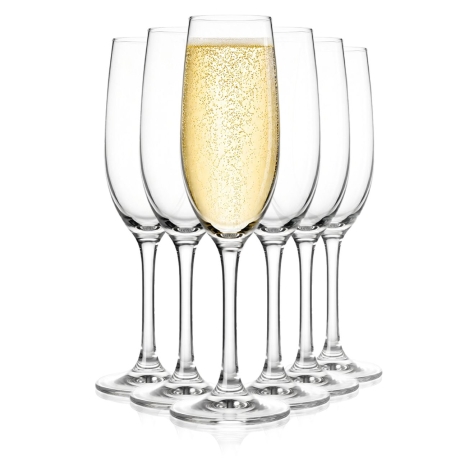 Przejdź do produktu Kieliszki do szampana i prosecco Vinea 200ml | 6 szt.