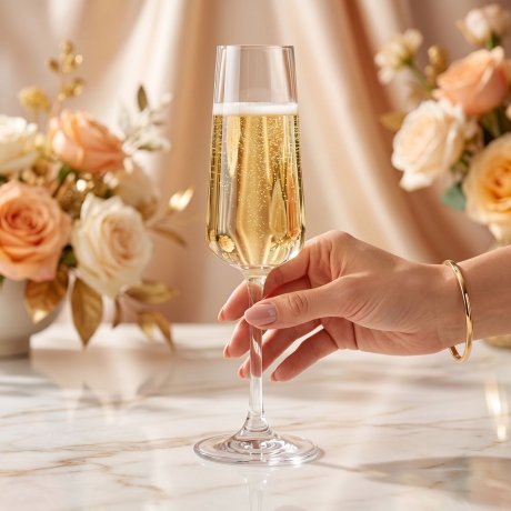 Przejdź do produktu Kieliszki do szampana i prosecco Aurea 195ml | 6 szt.