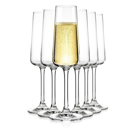 Przejdź do produktu Kieliszki do szampana i prosecco Aurea 195ml | 6 szt.