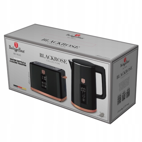 Przejdź do produktu Zestaw czajnik elektryczny i toster Berlinger Haus Black Rose BH-9540