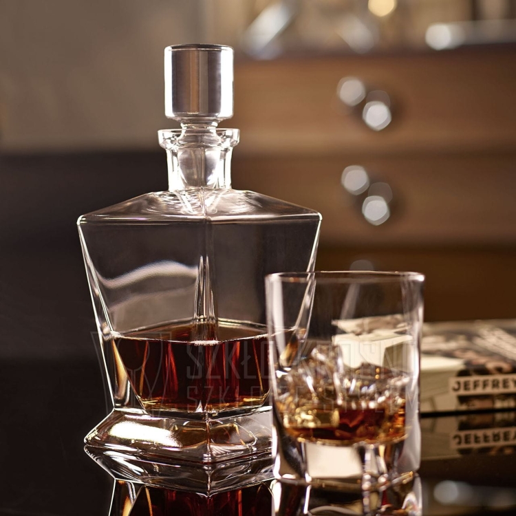 Karafka do whisky KROSNO Handmade Caro (3) 750ml 