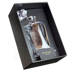 Ekskluzywna KRYSZTAŁOWA karafka do whisky Bohemia Quadro 770 ml