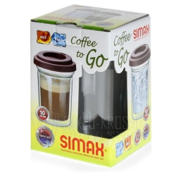 Szklanka termiczna SIMAX Coffee To Go 0,3L do zimnych i gorących napojów