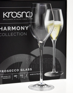 Kieliszki do wina musującego Prosecco KROSNO Harmony 280ml