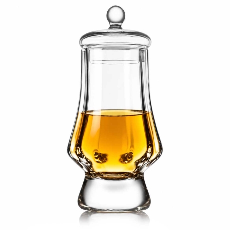 Przejdź do produktu Degustacyjny kieliszek z pokrywką do whisky AmberGlass 200ml 