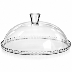 Talerz z kloszem PASABAHCE Patisserie ⌀ 32 cm
