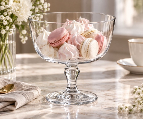 Przejdź do produktu Szklana salaterka na nóżce PASABAHCE PETITE Patisserie ⌀ 22,4 cm